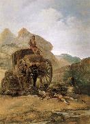 Francisco Goya Assault on a Coach oil painting on canvas
